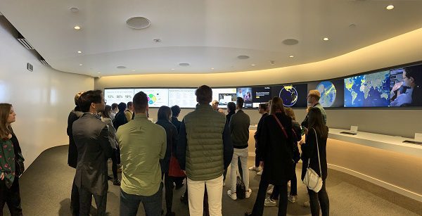 ESCP Europe students during a company visit to DocuSign